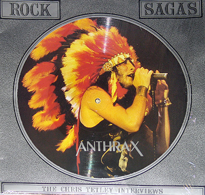 ANTHRAX - Chris Tetley Interview Rock Sagas album front cover vinyl record